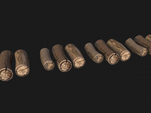Firewood 3D Model