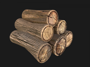 Firewood 3D Model