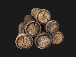 Firewood 3D Model