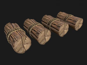Bundle Of Firewood 3D Model
