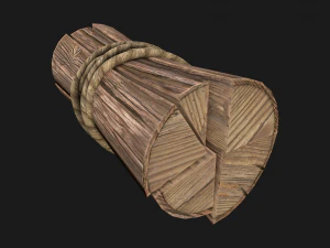 Bundle Of Firewood 3D Model