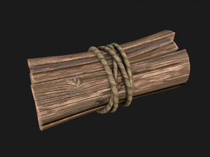 Bundle Of Firewood 3D Model