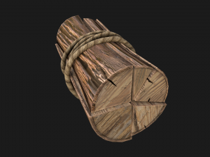 Bundle Of Firewood Model 3D