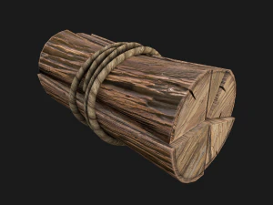 Bundle Of Firewood 3D Model