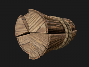 Bundle Of Firewood Model 3D