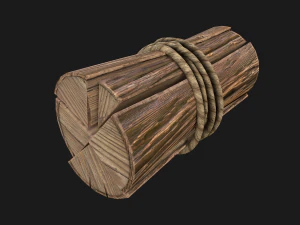 Bundle Of Firewood 3D Model