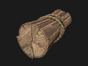 Firewood and Logs Set 3D Model