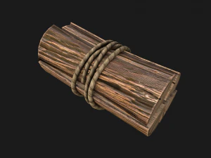 Firewood and Logs Set 3D Model