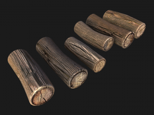 Firewood and Logs Set 3D मॉडल