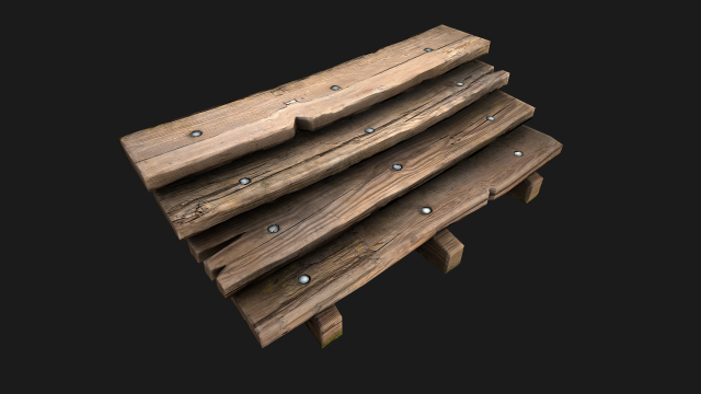 Wooden Stairs 3D मॉडल .c4d .max .obj .3ds .fbx .stl .blend 