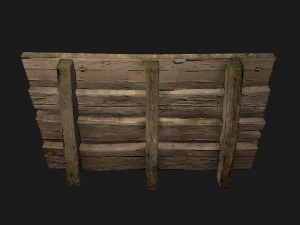 Escadas de madeira Modelo 3D