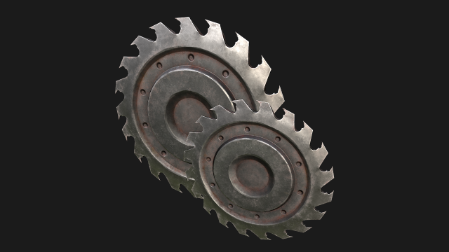 Circular Saw 3D 模型 .c4d .max .obj .3ds .fbx .stl .blend 