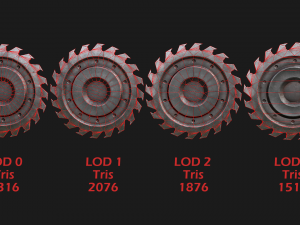 Circular Saw 3D 模型