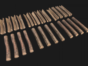 Firewood Logs Model 3D