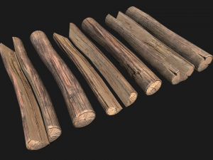Firewood Logs Model 3D
