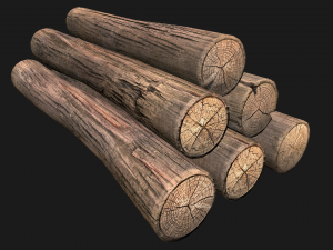Firewood Logs Model 3D