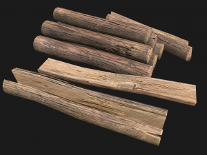 Firewood Logs Model 3D