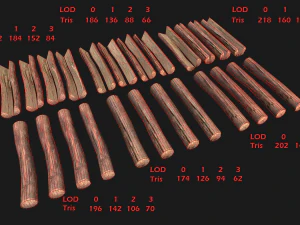 Sawmill Mechanism with Storage 3D Model