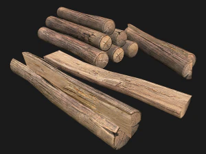 Sawmill Mechanism with Storage 3D Model