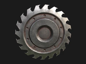 Sawmill Mechanism with Storage 3D Model