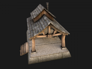 Medieval Storage 3D Model