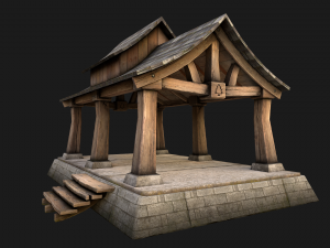 Medieval Storage 3D Model