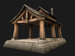 Medieval Storage 3D Model