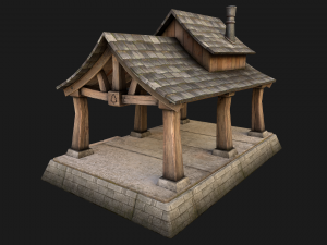 Medieval Storage 3D Model