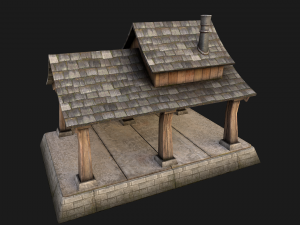 Medieval Storage 3D Model