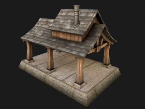 Medieval Storage 3D Model