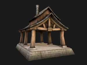 Medieval Storage 3D Model