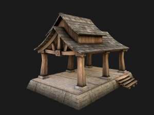 Medieval Storage 3D Model