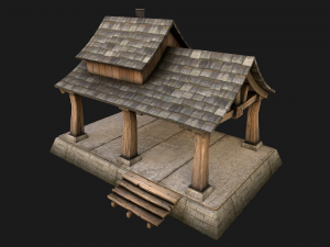 Medieval Storage 3D Model