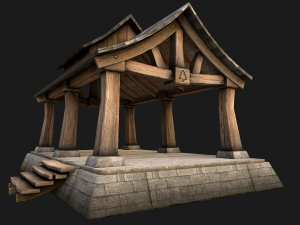 Medieval Storage 3D Model