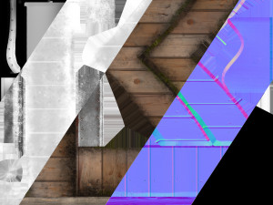 Sawmill and Warehouse 3D Model