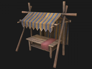 Fair Tent Market 3D Model