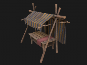 Fair Tent Market 3D Модель