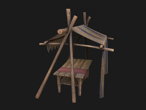 Fair Tent Market 3D Модель