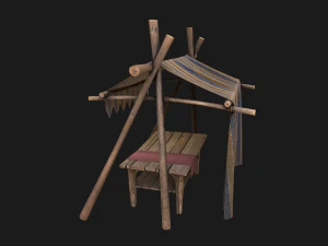 Fair Tent Market 3D Model