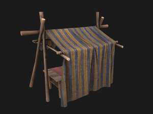 Fair Tent Market 3D Модель