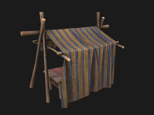 Fair Tent Market 3D Model