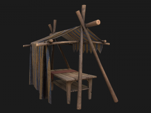 Fair Tent Market 3D Модель