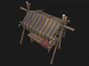 Fair Tent Market 3D Модель