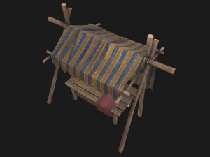 Fair Tent Market 3D Model