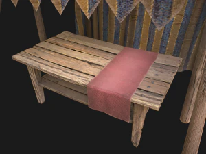 Fair Tent Market 3D Model