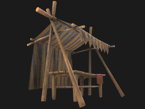 Fair Tent Market 3D Модель