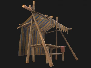 Fair Tent Market 3D Model