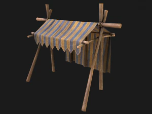 Fair Tent Market 3D Model