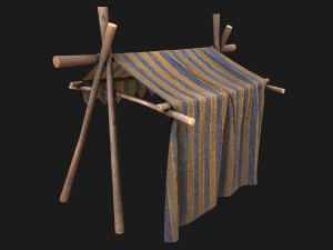Fair Tent Market 3D Model