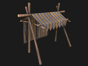 Fair Tent Market 3D Model